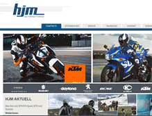 Tablet Screenshot of hjm-motorradtuning.de